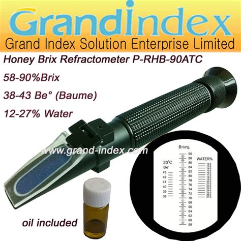 honey refractometer oil|best refractometer for honey.